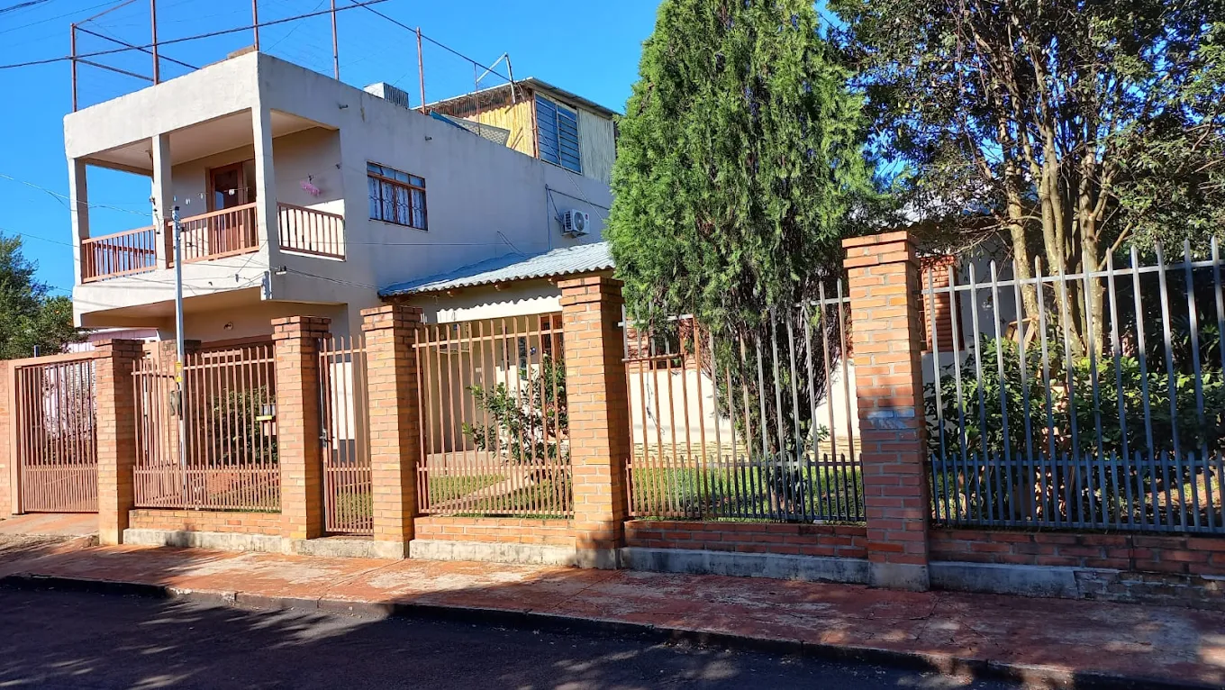 Fachada da casa Estadia da Tranquilidade, em Entre-Ijuís/RS